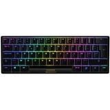 Sharkoon SKILLER SGK50 S4 RGB mechanisch gaming toetsenbord Zwart, BE lay-out (AZERTY), Kailh Red, 60%, Hot-swappable