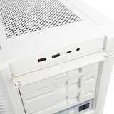 SilverStone FLP02 midi tower behuizing Beige | 2x USB-A | 1x USB-C
