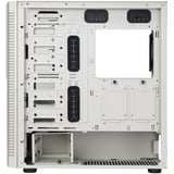SilverStone FLP02 midi tower behuizing Beige | 2x USB-A | 1x USB-C