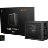 be quiet! Dark Power 14 modulaire 850 watt voeding  Zwart, 1x 12V-2x6, 4x PCIe