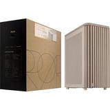 ASUS ProArt PA401 Wood Edition - Mesh Panel midi tower behuizing Beige | 2x USB-A | 1x USB-C | Window