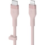 Belkin BOOSTCHARGE Flex USB-C-kabel met Lightning-connector Roze, 1 m