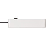 Brennenstuhl Ecolor 3-voudige stekkerdoos Wit/zwart, 3x stekker