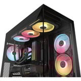 Corsair 3500X RS-R ARGB midi tower behuizing Zwart | 2x USB-A | 1x USB-C | RGB | Tempered Glass