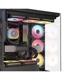 Corsair 3500X RS-R ARGB midi tower behuizing Zwart | 2x USB-A | 1x USB-C | RGB | Tempered Glass