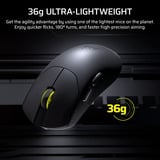 Corsair Corsair SABRE v2 PRO Ultralight Black gaming muis Zwart, 100 - 33.000 DPI, 2,4 GHz / USB 2.0