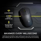 Corsair Corsair SABRE v2 PRO Ultralight Black gaming muis Zwart, 100 - 33.000 DPI, 2,4 GHz / USB 2.0