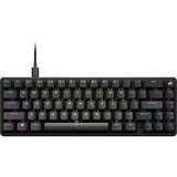 Corsair K65 PRO MINI, gaming toetsenbord Zwart, US lay-out, Corsair OPX, RGB, 65%, PBT-keycaps 