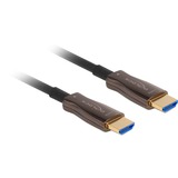 DeLOCK Actieve optische HDMI kabel Zwart, 20 meter, 8K