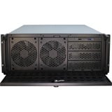 Inter-Tech 4U 4129L rack behuizing Zwart | 2x USB-A