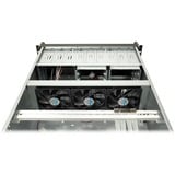 Inter-Tech 4U 4129L rack behuizing Zwart | 2x USB-A