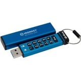 Kingston IronKey Keypad 200 64 GB usb-stick IKKP200/64GB, USB-A 3.2 Gen 1