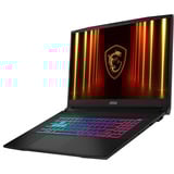 MSI Katana 17 HX (B14WGK-265BE) 17.3"  gaming laptop Zwart | Core i7-14650HX | RTX 5070 | 16 GB | 1 TB SSD | 144 Hz