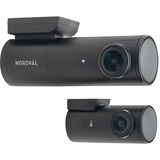 Nordväl DashCam DC102 (128GB) Zwart, 2K, GPS, Wi-Fi
