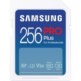 SAMSUNG PRO Plus 256 GB SDXC geheugenkaart Wit, UHS-I U3, Class 3, V30