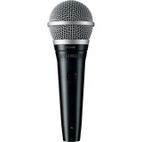 SHURE PGA48-XLR-E microfoon Zwart/zilver