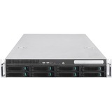 SilverStone RM208-V2.0 Rack behuizing Zwart | 2x USB-A 2.0