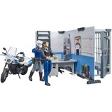 bruder bworld politiebureau met politiemotor Speelfiguur 62732