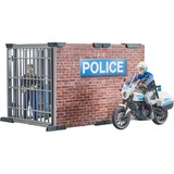 bruder bworld politiebureau met politiemotor Speelfiguur 62732