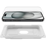 Belkin ScreenForce UltraGlass 2 voor iPhone 15 beschermfolie Transparant