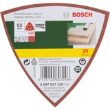 Bosch Schuurpapier Set Delta 25 stuks Korrel 240, geperforeerd