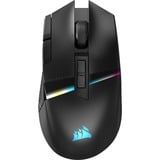 Corsair DARKSTAR WIRELESS MMO/MOBA Gaming muis Zwart, USB 2.0 | 2,4 GHz | Bluetooth | 100 - 26.000 dpi