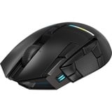 Corsair DARKSTAR WIRELESS MMO/MOBA Gaming muis Zwart, USB 2.0 | 2,4 GHz | Bluetooth | 100 - 26.000 dpi