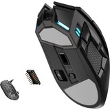 Corsair DARKSTAR WIRELESS MMO/MOBA Gaming muis Zwart, USB 2.0 | 2,4 GHz | Bluetooth | 100 - 26.000 dpi