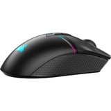 Corsair DARKSTAR WIRELESS MMO/MOBA Gaming muis Zwart, USB 2.0 | 2,4 GHz | Bluetooth | 100 - 26.000 dpi