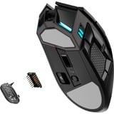 Corsair DARKSTAR WIRELESS MMO/MOBA Gaming muis Zwart, USB 2.0 | 2,4 GHz | Bluetooth | 100 - 26.000 dpi