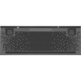 Corsair K100 AIR WIRELESS RGB Ultra-Thin Mechanical, gaming toetsenbord Zwart, US lay-out, Cherry MX-Technologie, RGB leds, SLIPSTREAM WIRELESS, Bluetooth