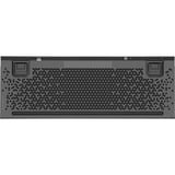 Corsair K100 AIR WIRELESS RGB Ultra-Thin Mechanical, gaming toetsenbord Zwart, US lay-out, Cherry MX-Technologie, RGB leds, SLIPSTREAM WIRELESS, Bluetooth