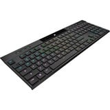 Corsair K100 AIR Wireless RGB, gaming toetsenbord Zwart, US lay-out, Cherry MX-Technologie, RGB leds