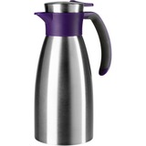 Emsa SOFT GRIP Thermoskan, 1 Liter isoleerkan Roestvrij staal/lila, Quick Tip sluiting