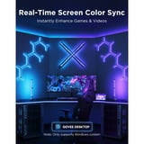 Govee Smart Gaming Light Bars Pro sfeerverlichting Wit, 2 stuks, 2,4GHz wifi, Bluetooth