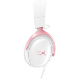 HyperX Cloud III over-ear gaming headset Wit/roze, Pc, PS5, PS4, Xbox Series X|S, Xbox One, Nintendo Switch