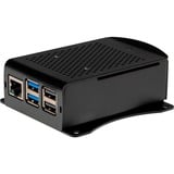 Joy-IT Aluminium behuizing met fan voor Raspberry Pi 5 Zwart