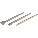 KWB Beitelset 3-Delig met SDS-schacht, 250mm beitel set
