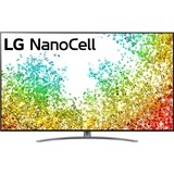 LG 55NANO966PA NanoCell TV Zilver, 4x HDMI, 3x USB, Optisch, CI+, Bluetooth, LAN, WLAN, HDR, Dolby Vision