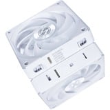 Lian Li UNI FAN CL120 Wireless case fan Wit, 4-pin PWM, Set van 3 stuks