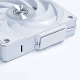 Lian Li UNI FAN CL120 Wireless case fan Wit, 4-pin PWM, Set van 3 stuks