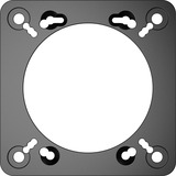 MOZA Multi-functionele Stalks Mount Adapter bevestiging Zwart