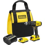 Stanley FATMAX 18V Schroefklopboormachine set Geel/zwart, Accu inbegrepen, 50-delig