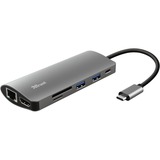 Trust Dalyx 7-in-1 USB-C Multiport Adapter aluminium