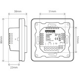 heat it WiFi thermostaat Wit