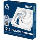 Arctic P12 PWM PST case fan Wit, 4-pin PWM aansluiting
