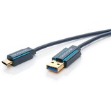 Clicktronic USB-C > USB-A kabel 1 meter