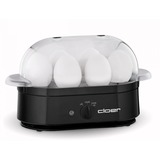 Cloer Eierkoker 6080 Zwart, 6 eieren