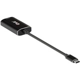 Club 3D CAC-1586 USB Gen2 Type C naar HDMI adapter Zwart