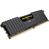 Corsair 8 GB DDR4-3200 werkgeheugen Zwart, CMK8GX4M1E3200C16, Vengeance LPX, XMP